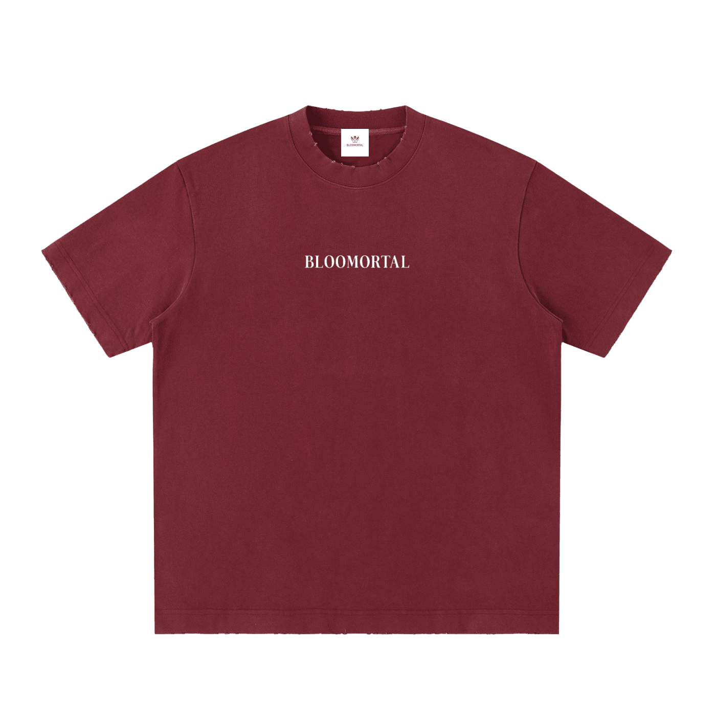 Love Yourself Heavyweight Vintage Washed Frayed T-Shirt - BLOOMORTAL