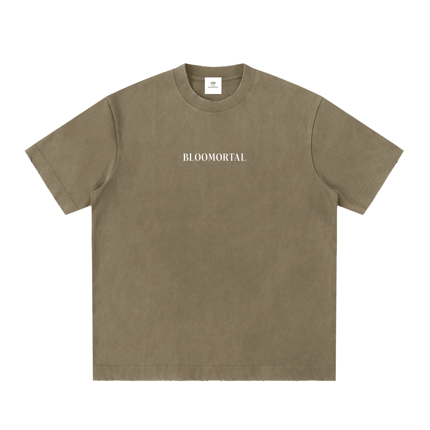 Love Yourself Heavyweight Vintage Washed Frayed T-Shirt - BLOOMORTAL