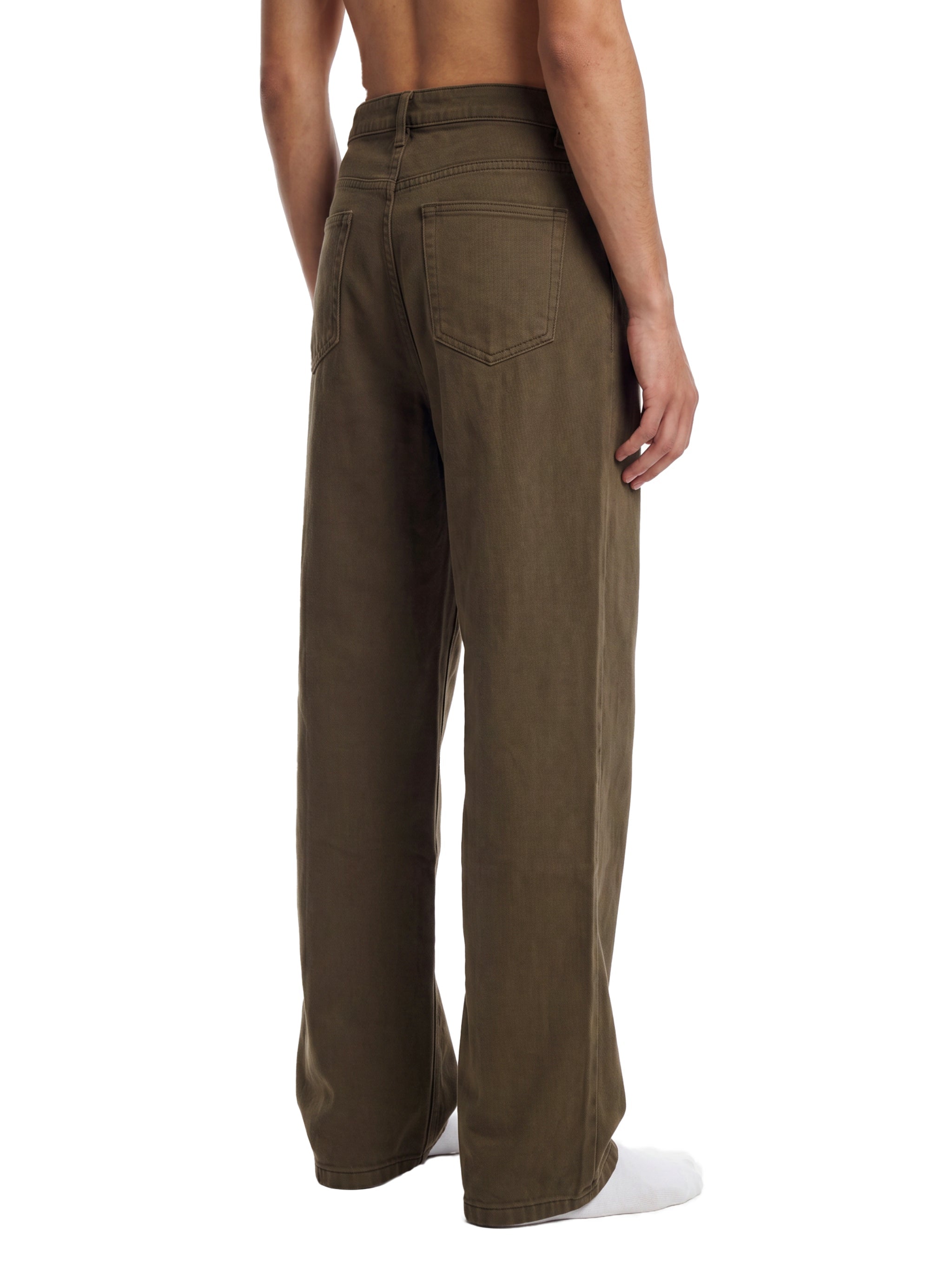 Men’s Vintage Wash Straight Leg Jeans - BLOOMORTAL