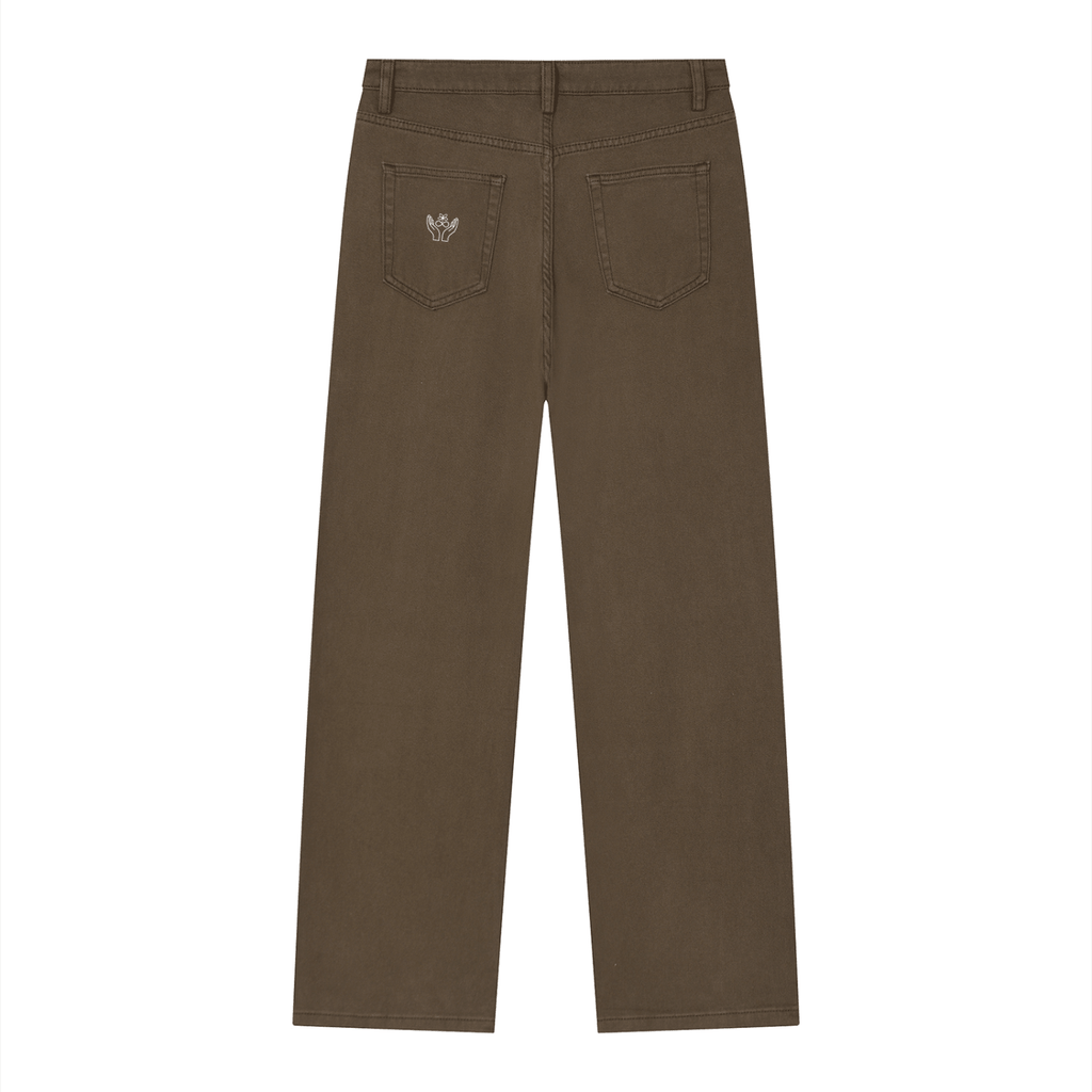 Men’s Vintage Wash Straight Leg Jeans - BLOOMORTAL