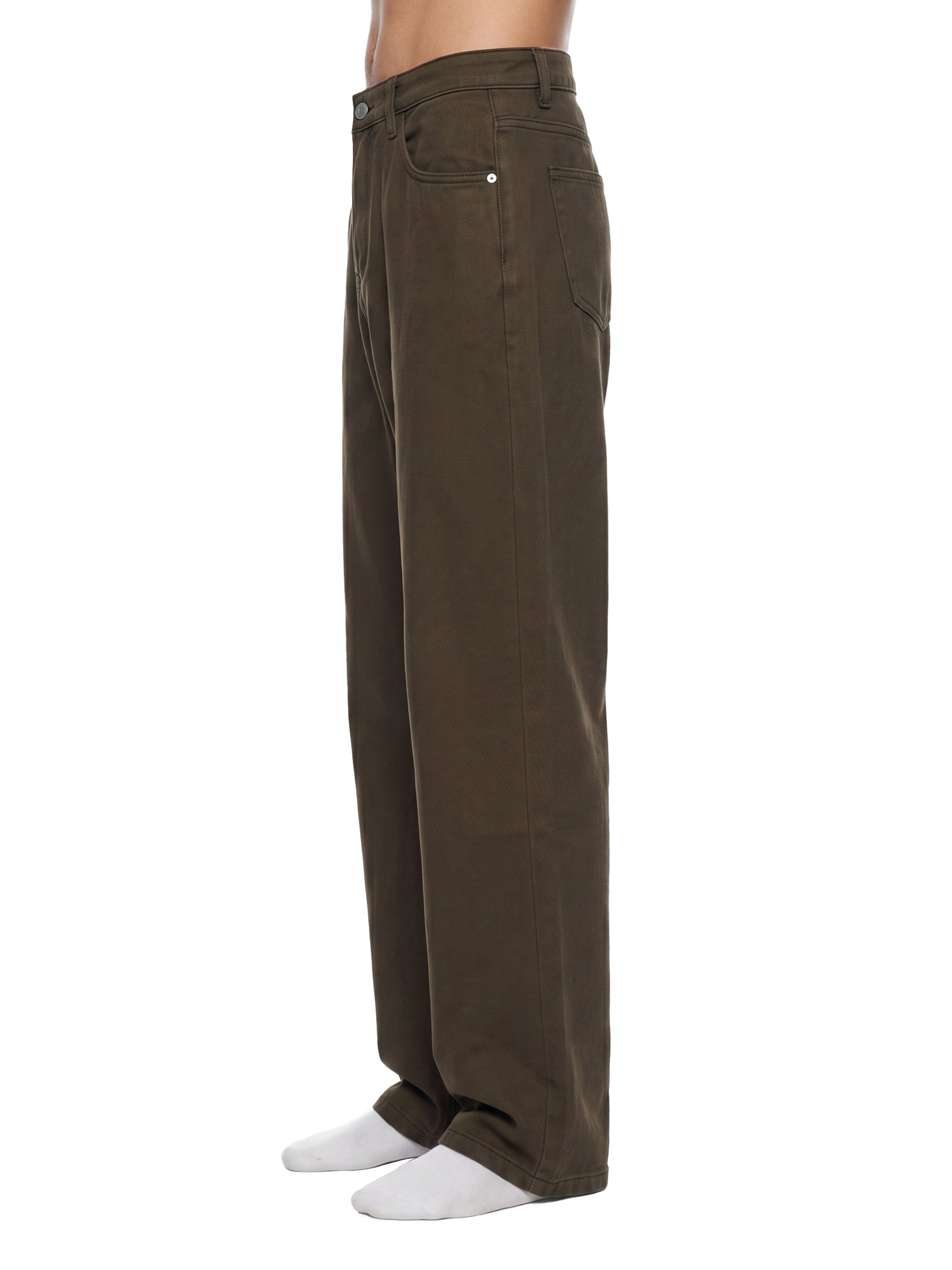Men’s Vintage Wash Straight Leg Jeans - BLOOMORTAL