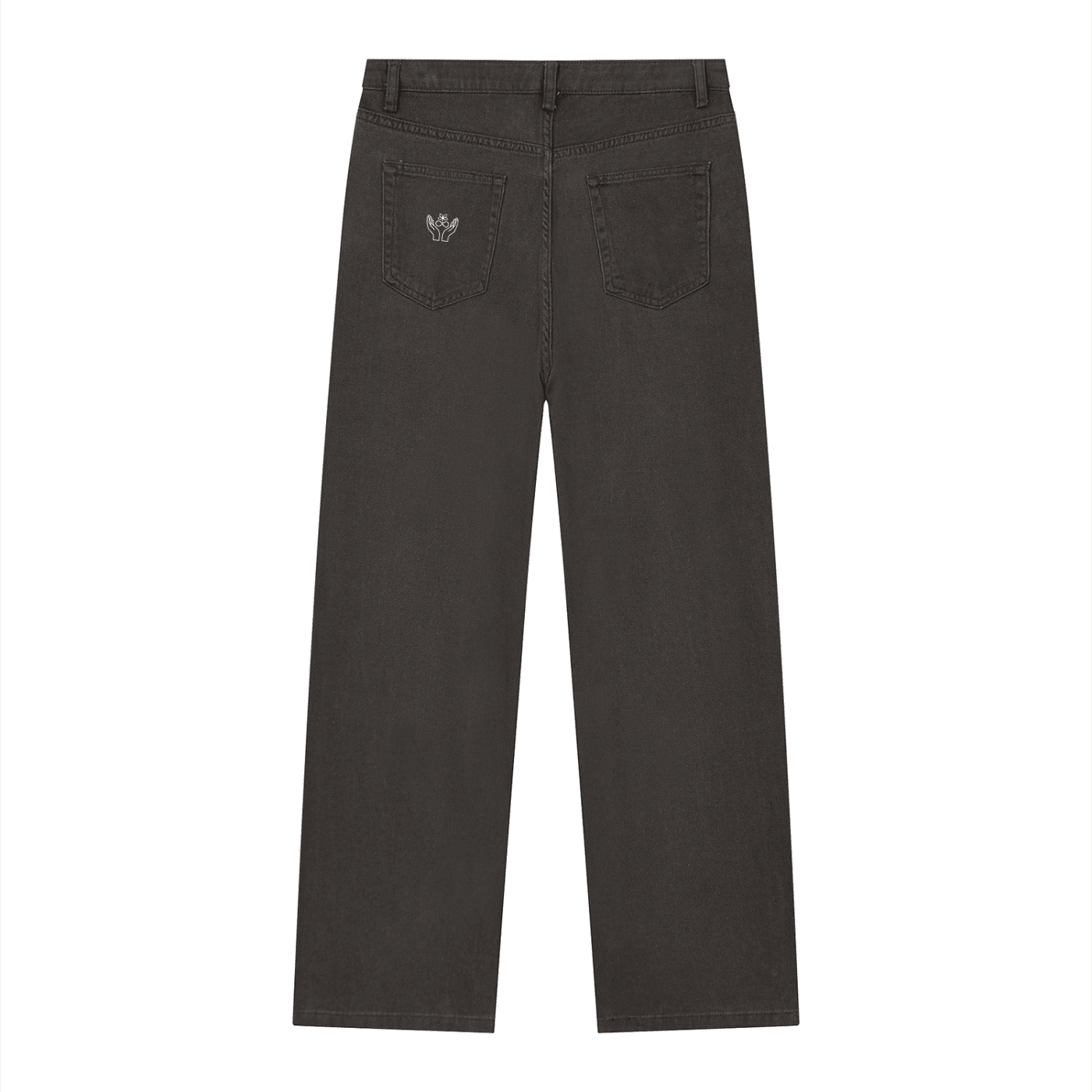 Men’s Vintage Wash Straight Leg Jeans - BLOOMORTAL