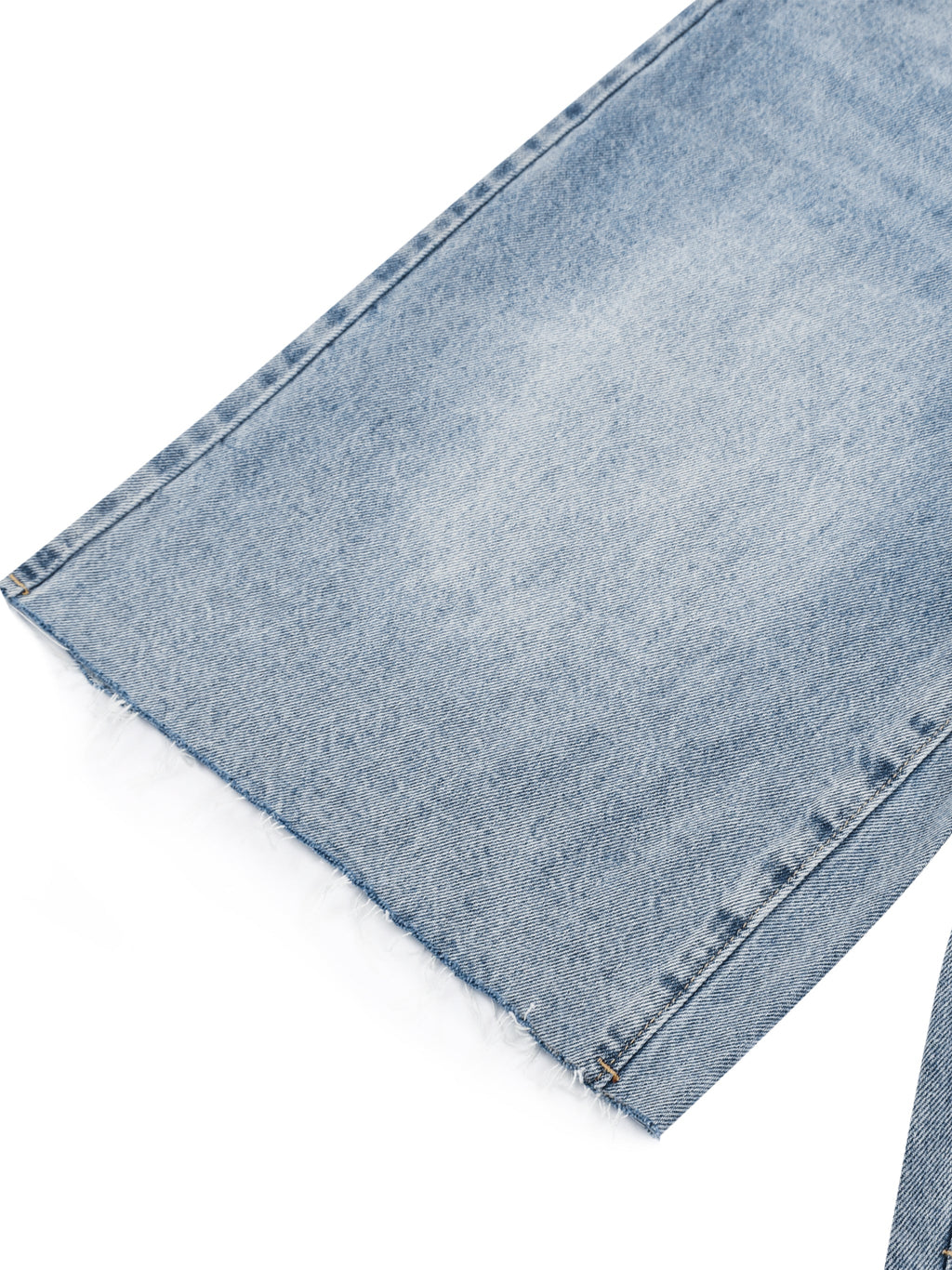Men’s Vintage Wide Leg Denim Shorts - BLOOMORTAL