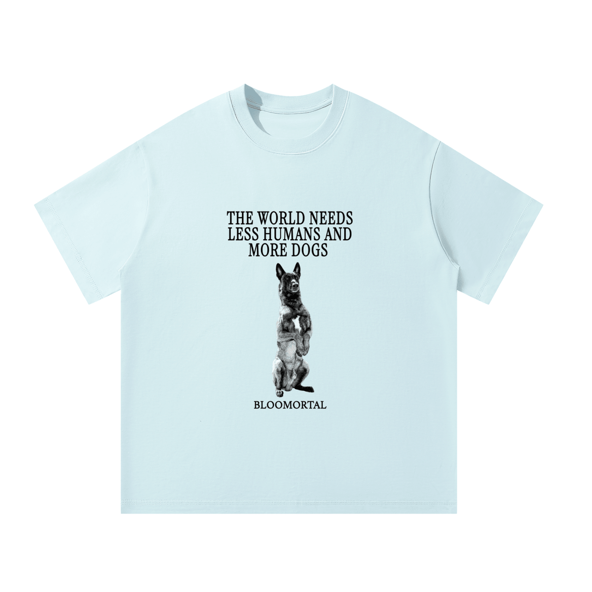 More Dogs Raptor Oversized T-Shirt - BLOOMORTAL