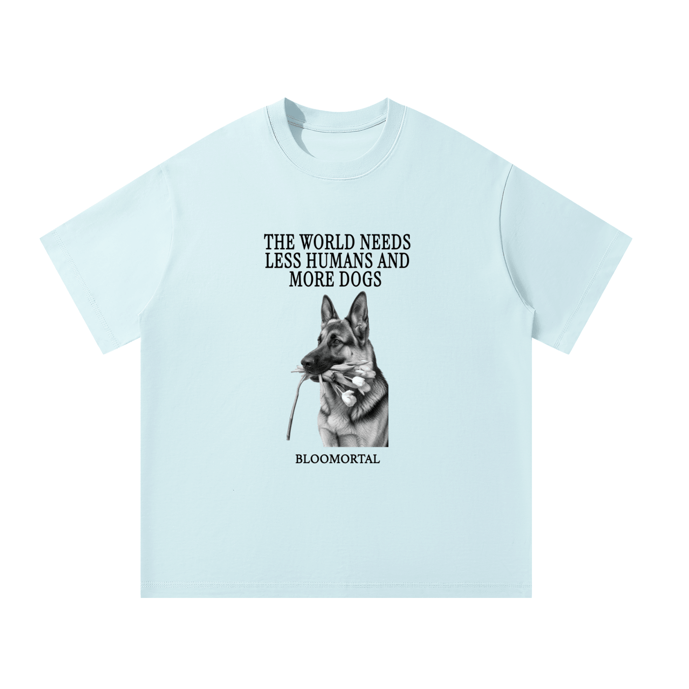 More Dogs Unisex Oversized T-Shirt - BLOOMORTAL