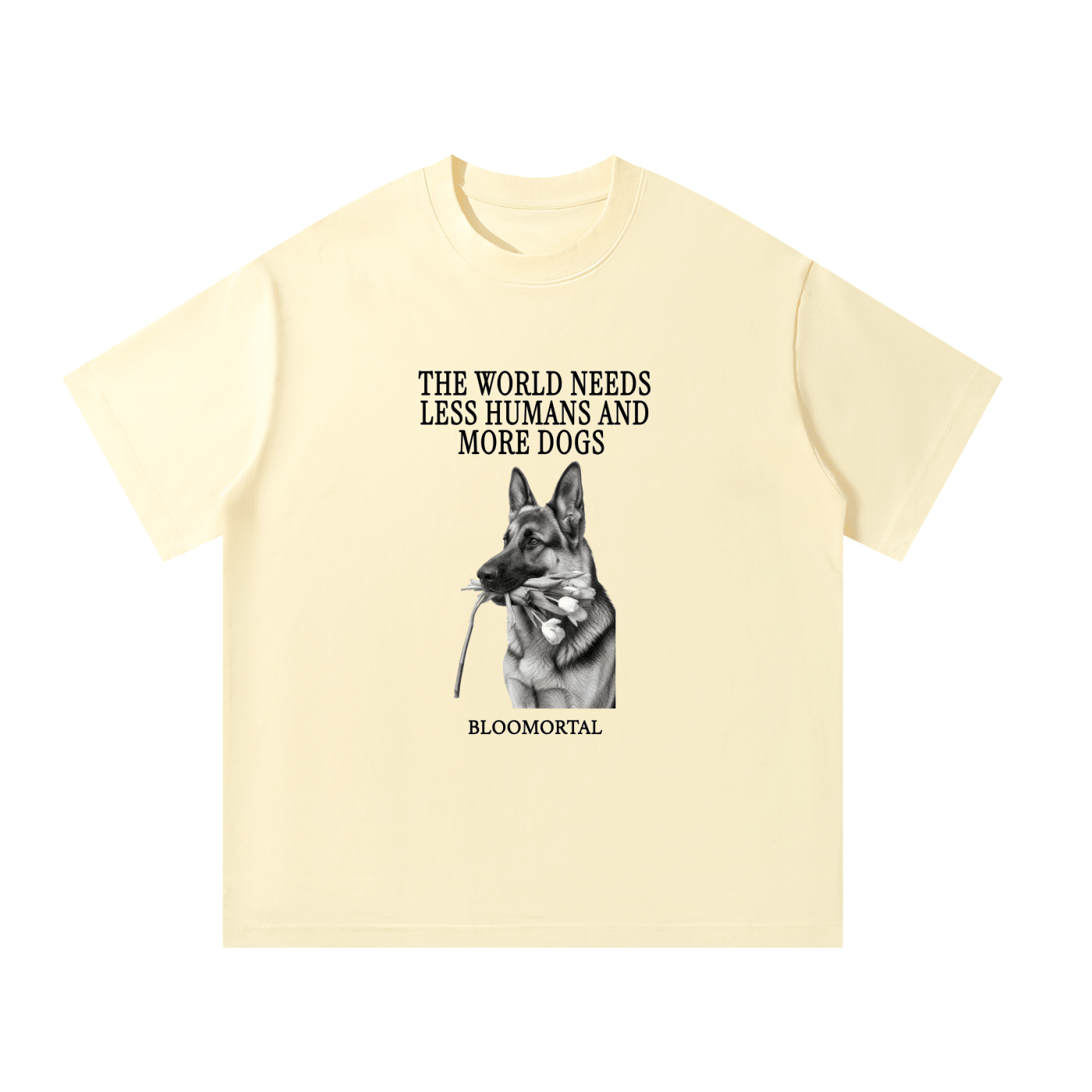 More Dogs Unisex Oversized T-Shirt - BLOOMORTAL