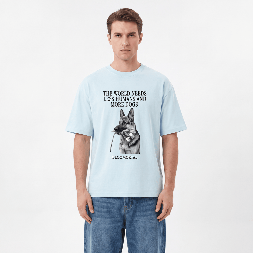 More Dogs Unisex Oversized T-Shirt - BLOOMORTAL