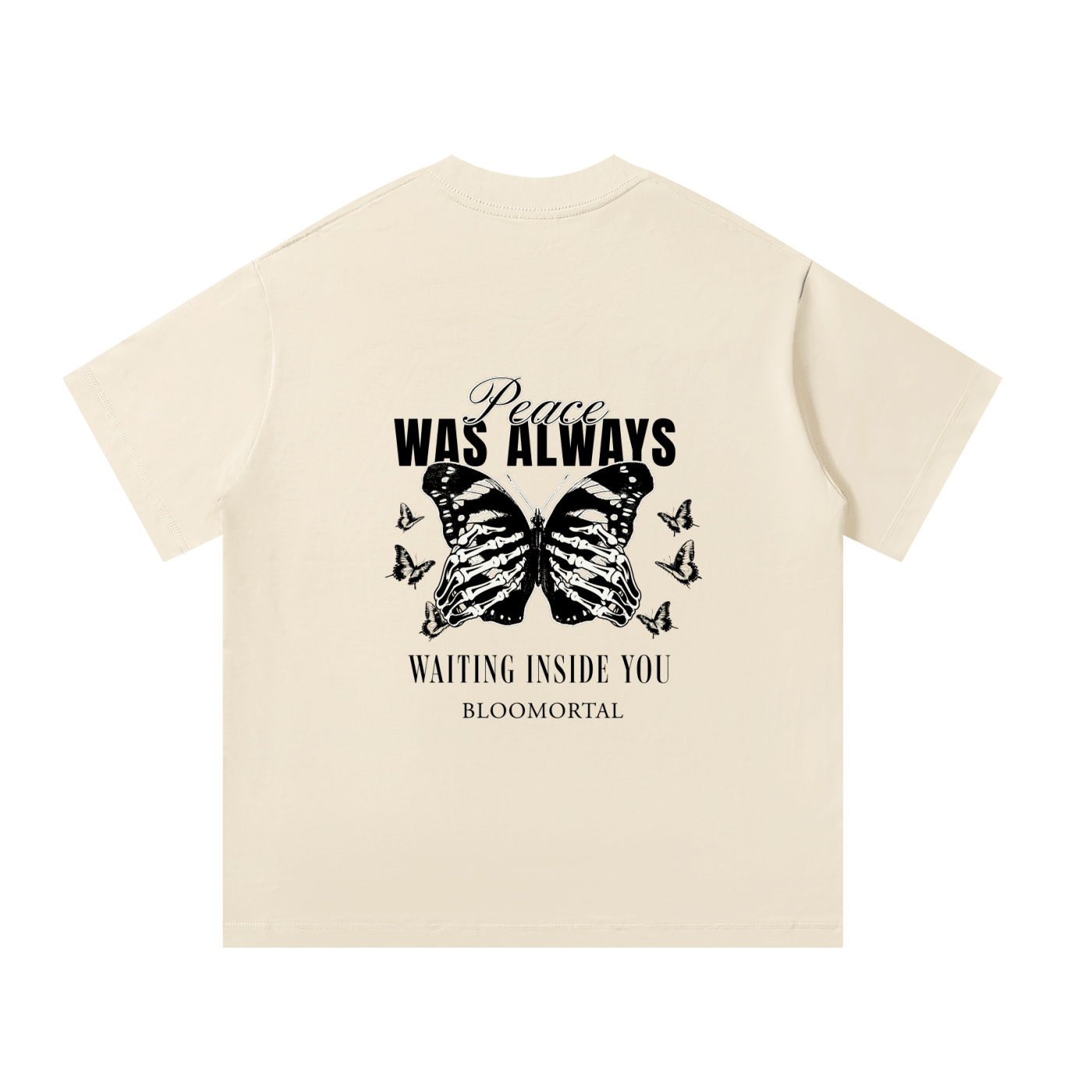 Peace Oversized T-Shirt - BLOOMORTAL