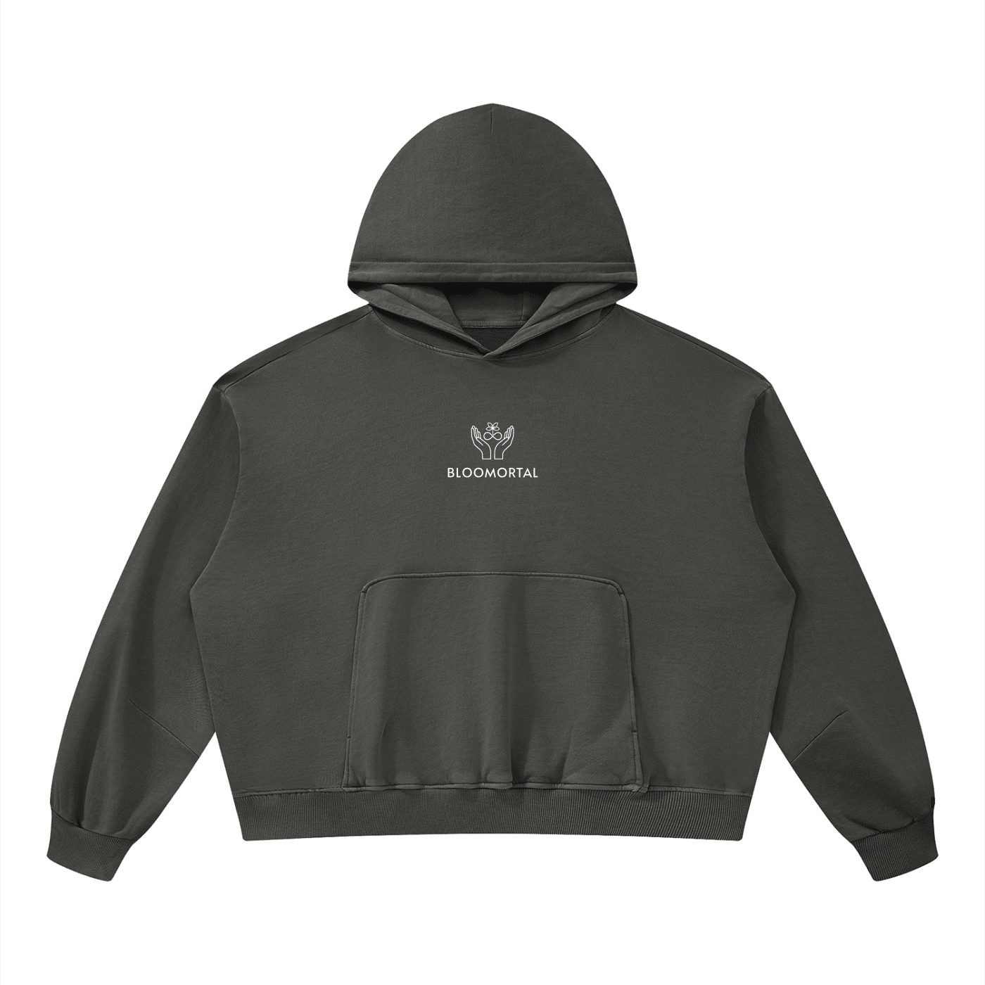 Set 1 - Boxy Vintage Washed Hoodie - BLOOMORTAL