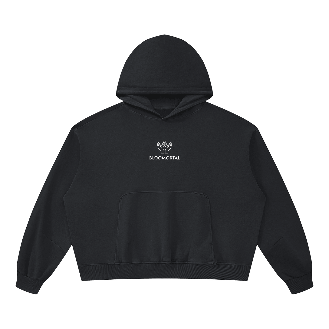 Set 1 - Boxy Vintage Washed Hoodie - BLOOMORTAL
