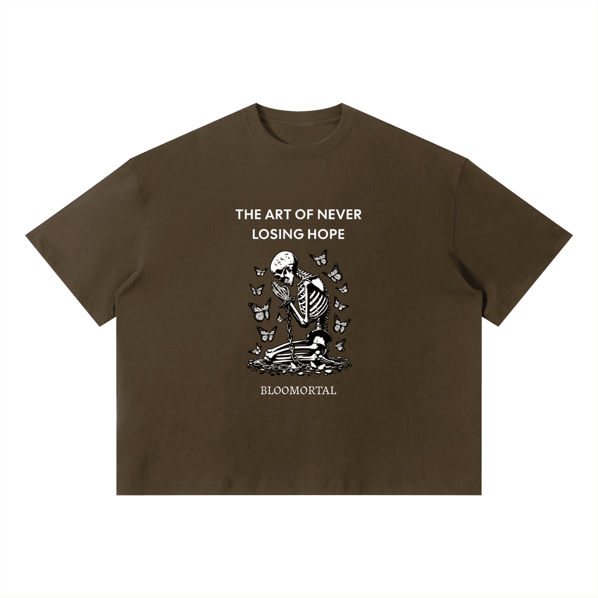 The Art Of Never Losing Hope Boxy Oversized T-Shirt - BLOOMORTAL