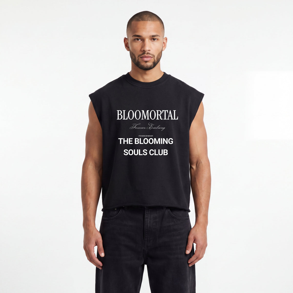 The Blooming Souls Club Boxy Men's Tank Top - BLOOMORTAL