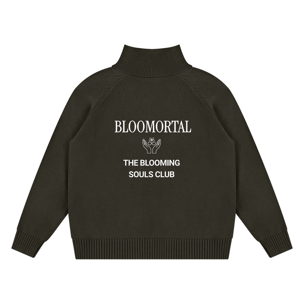 The Blooming Souls Club Unisex Quarter-Zip Pullover Sweatshirt - BLOOMORTAL