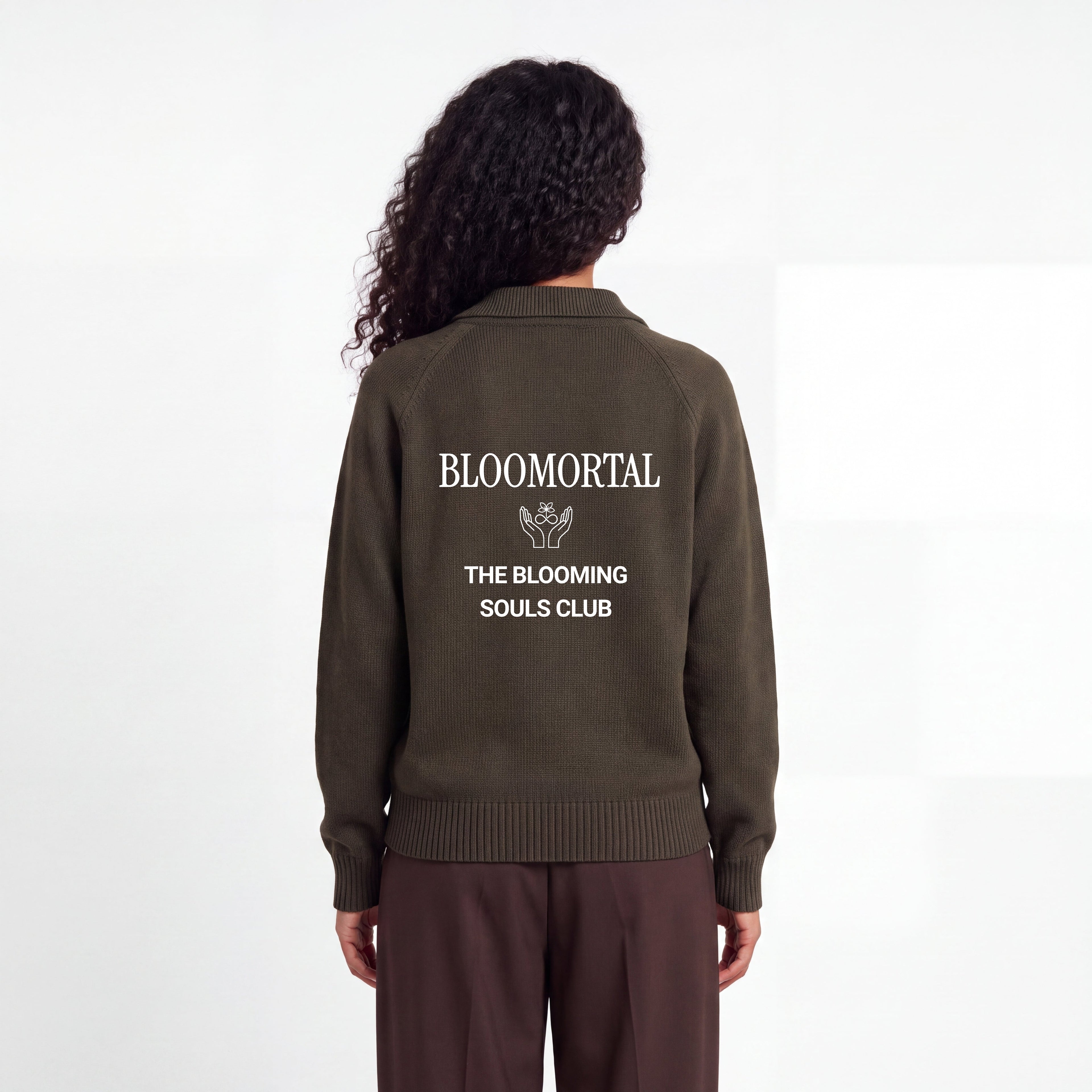 The Blooming Souls Club Unisex Quarter-Zip Pullover Sweatshirt - BLOOMORTAL