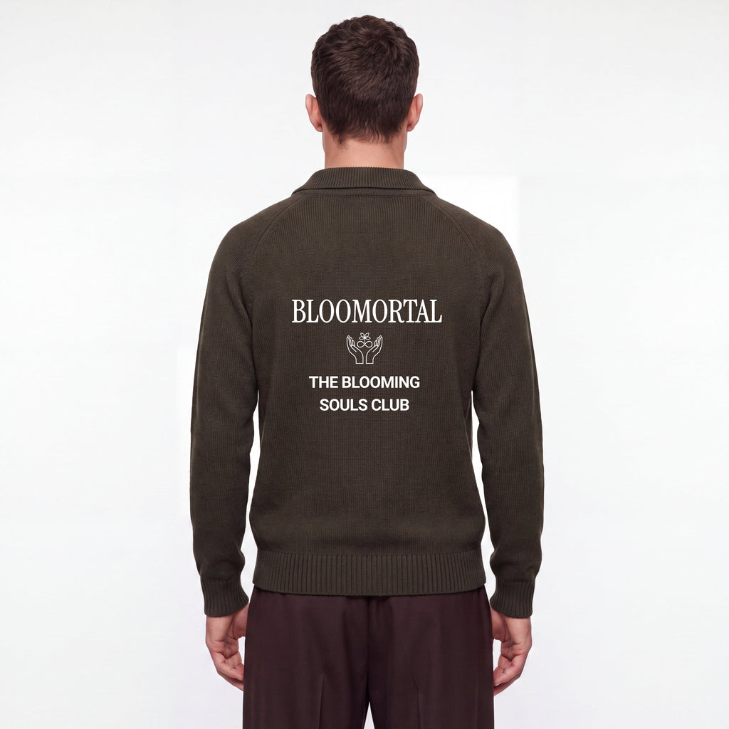 The Blooming Souls Club Unisex Quarter-Zip Pullover Sweatshirt - BLOOMORTAL