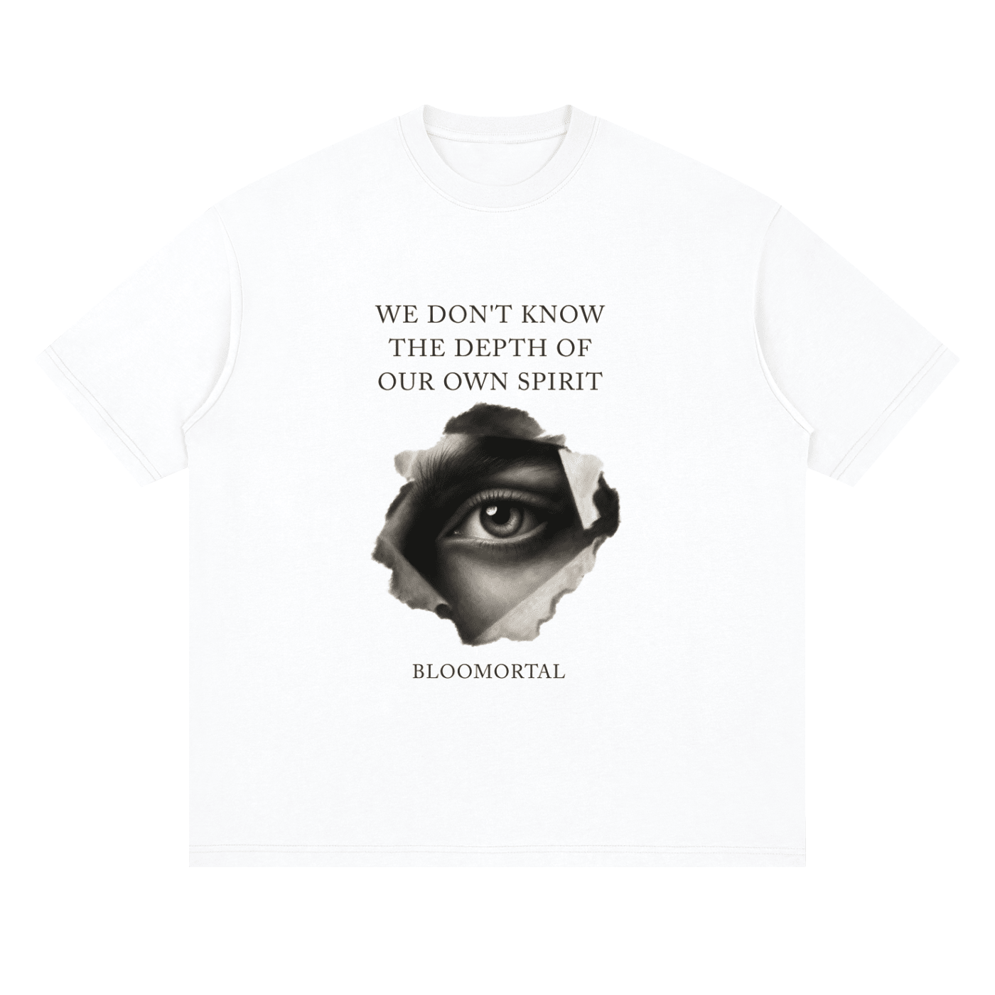 The Depth Of Our Own Spirit Oversized Unisex T-Shirt - BLOOMORTAL