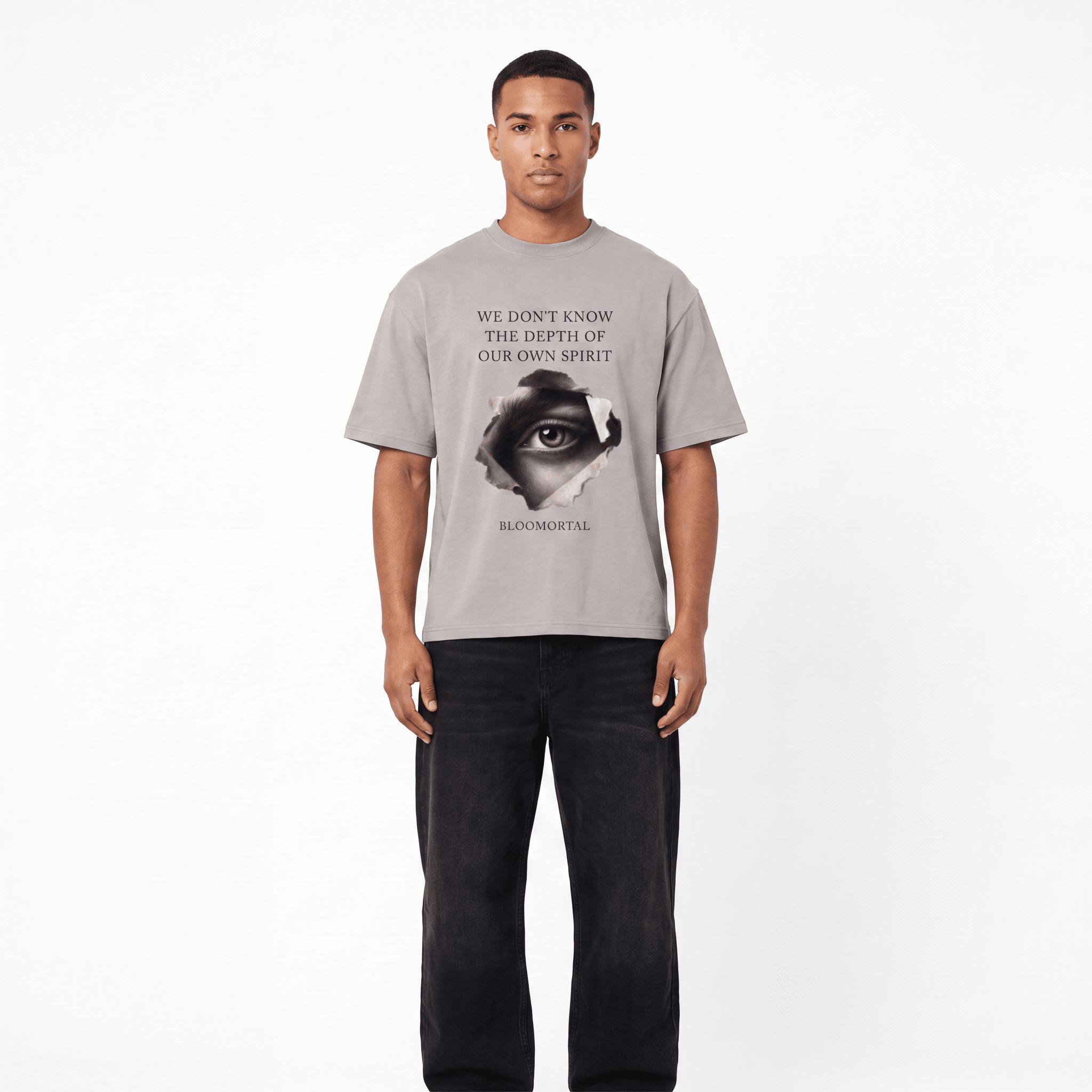 The Depth Of Our Own Spirit Oversized Unisex T-Shirt - BLOOMORTAL