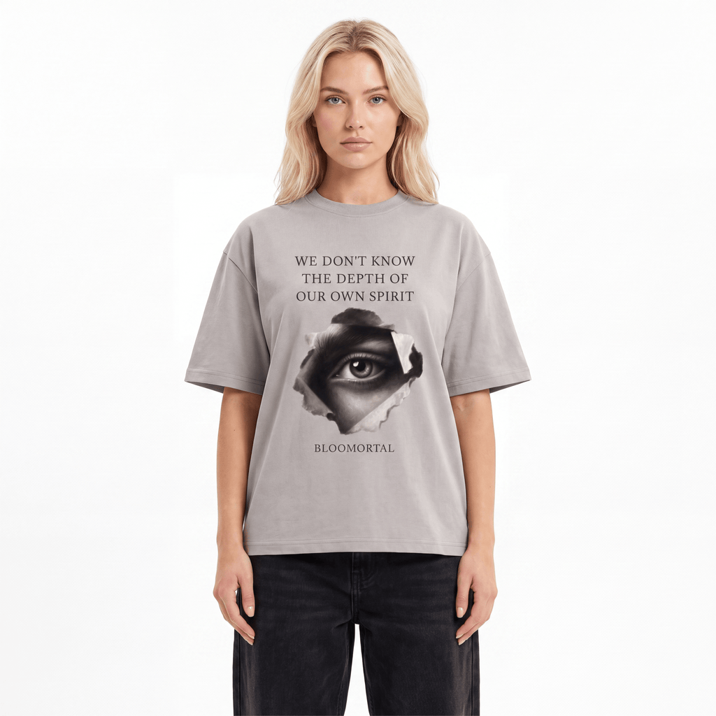 The Depth Of Our Own Spirit Oversized Unisex T-Shirt - BLOOMORTAL