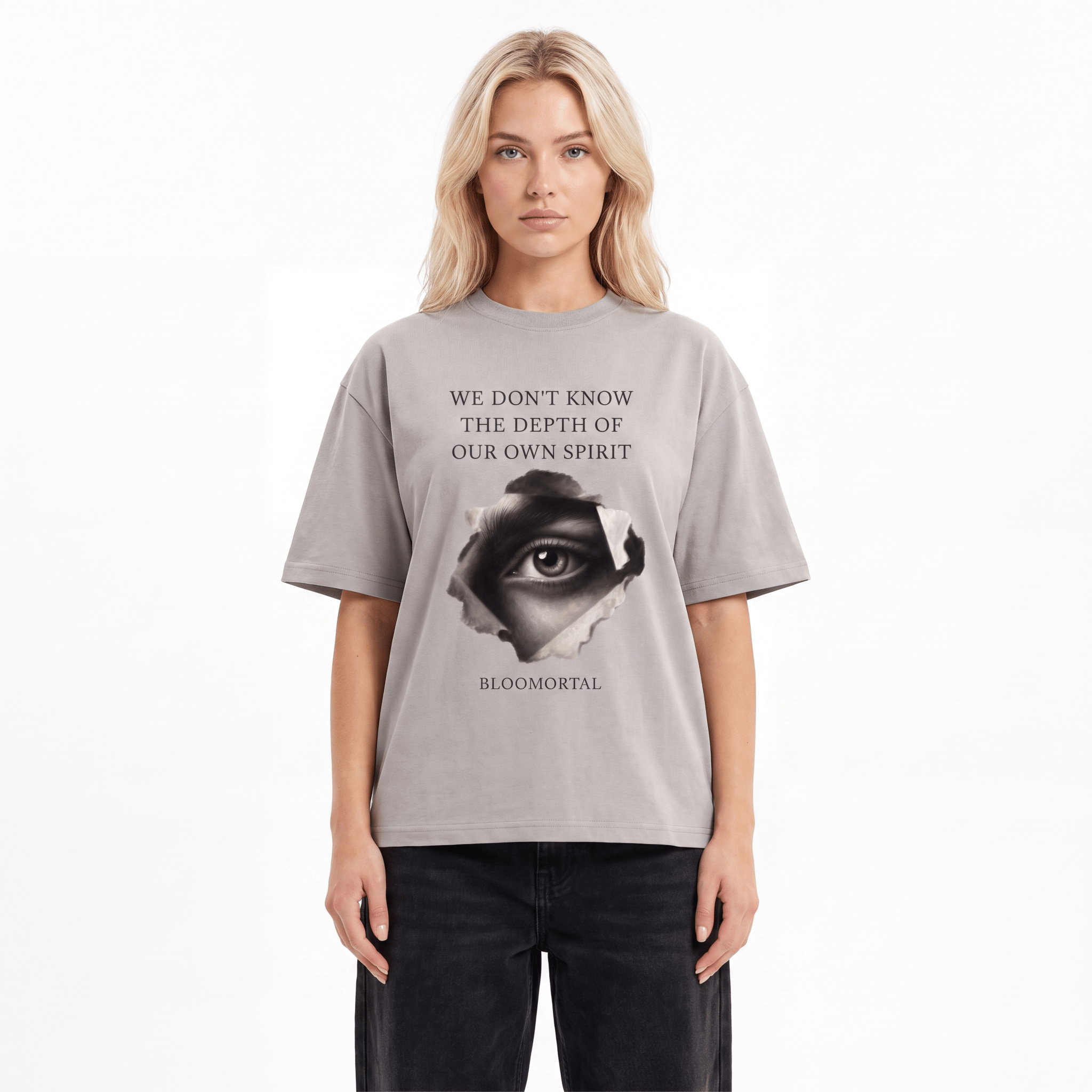 The Depth Of Our Own Spirit Oversized Unisex T-Shirt - BLOOMORTAL