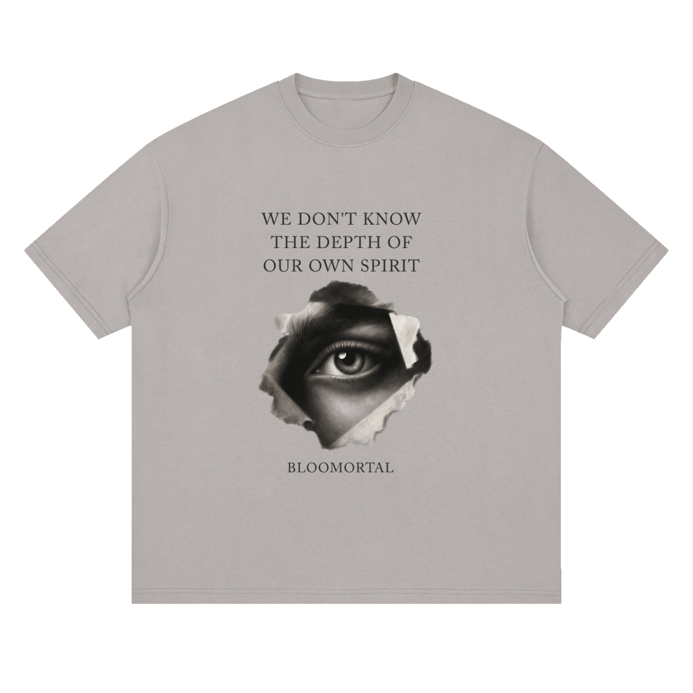 The Depth Of Our Own Spirit Oversized Unisex T-Shirt - BLOOMORTAL