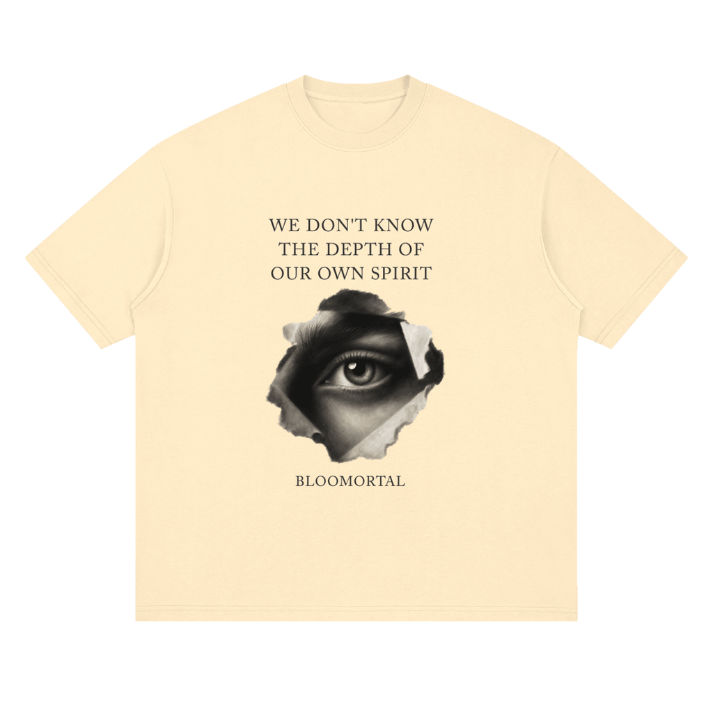 The Depth Of Our Own Spirit Oversized Unisex T-Shirt - BLOOMORTAL