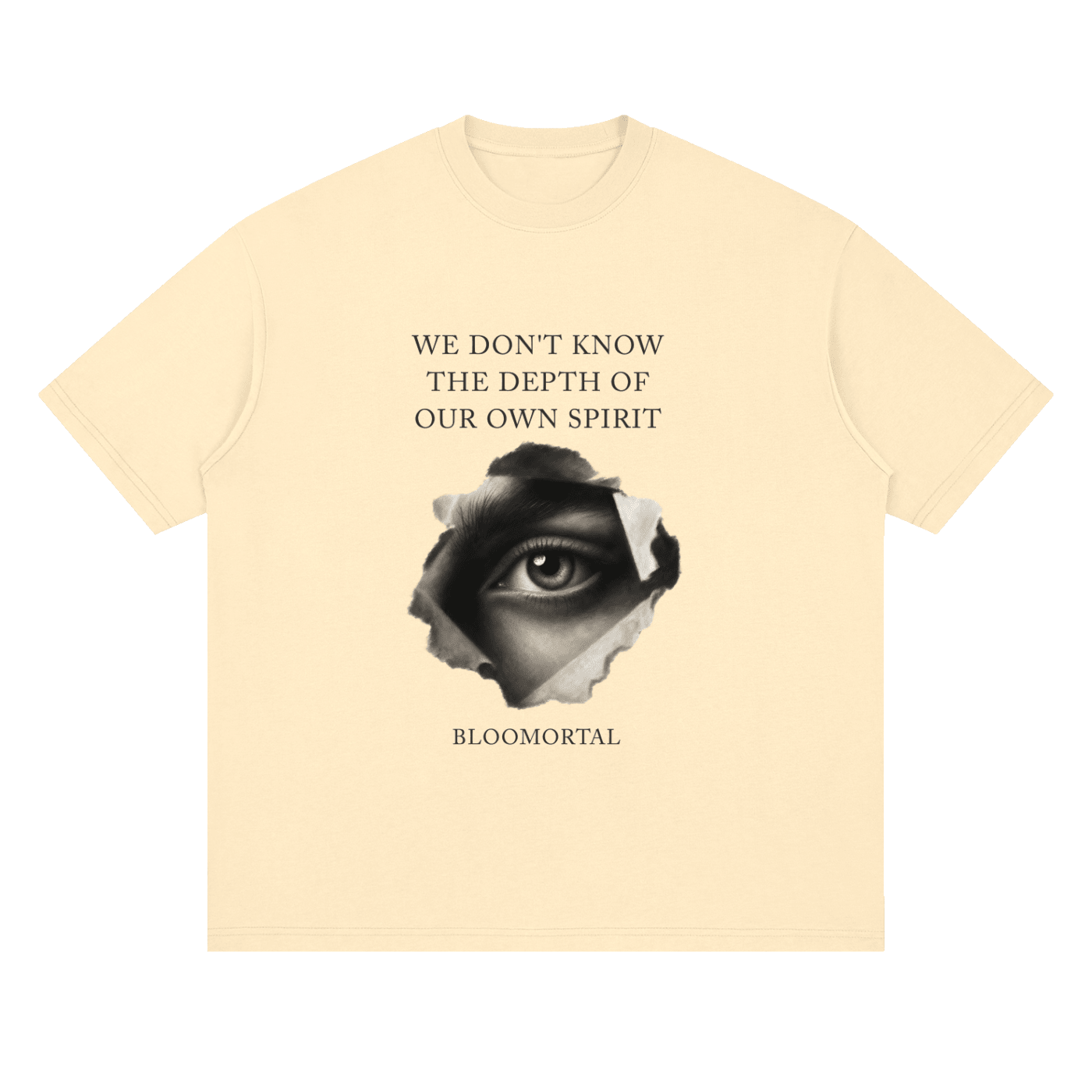 The Depth Of Our Own Spirit Oversized Unisex T-Shirt - BLOOMORTAL