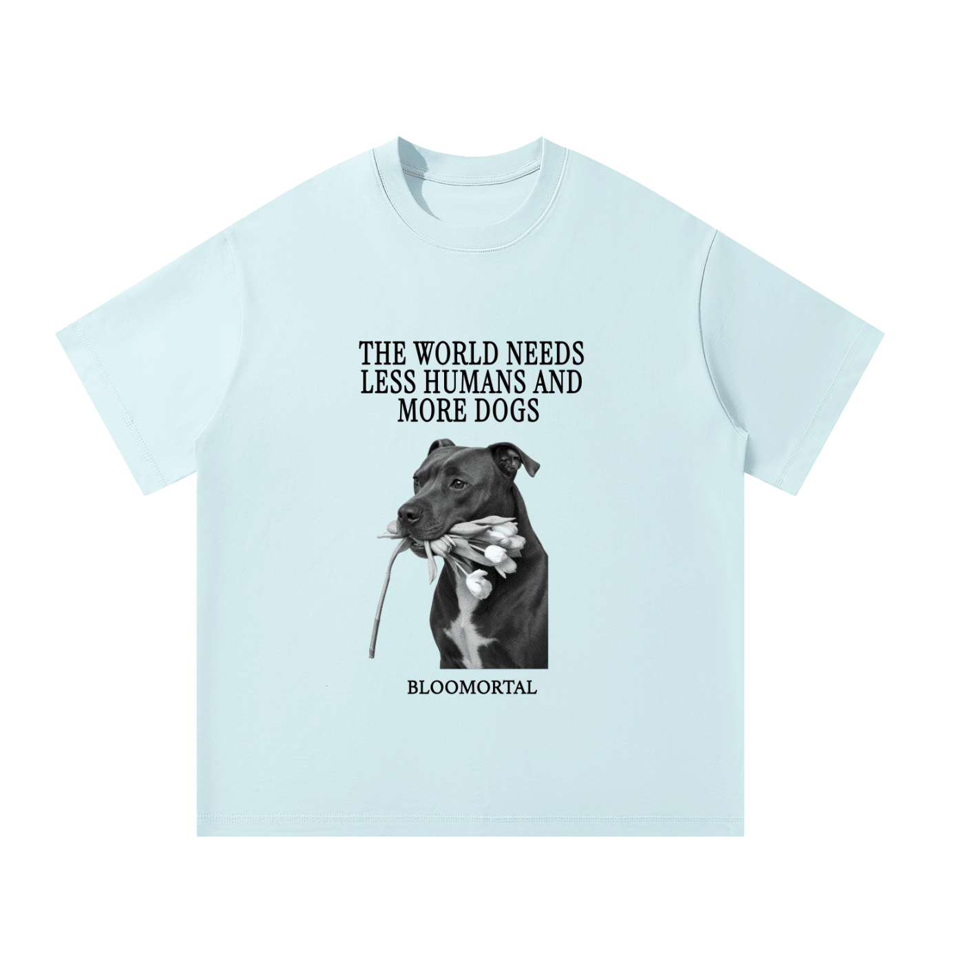 The World Needs More Dogs Oversized T-Shirt - BLOOMORTAL