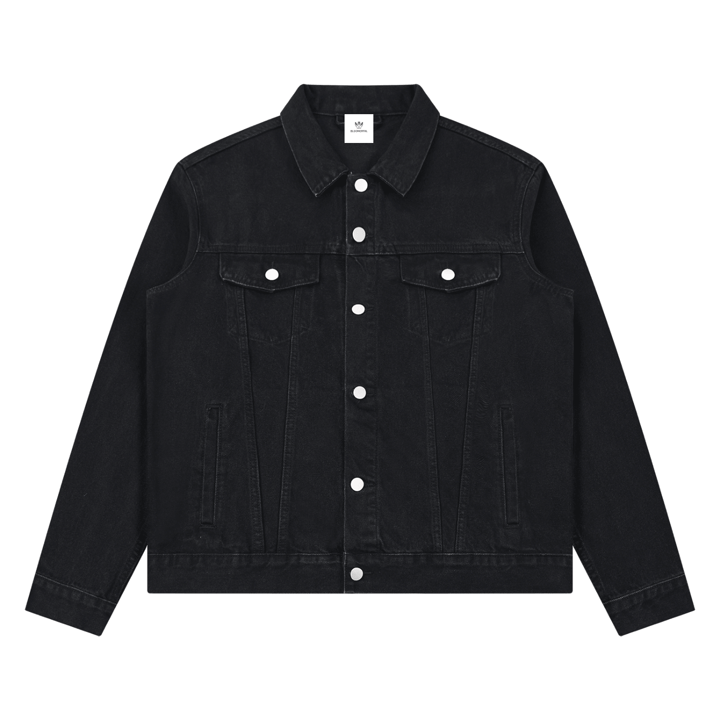 Vintage Wash Denim Jacket - BLOOMORTAL