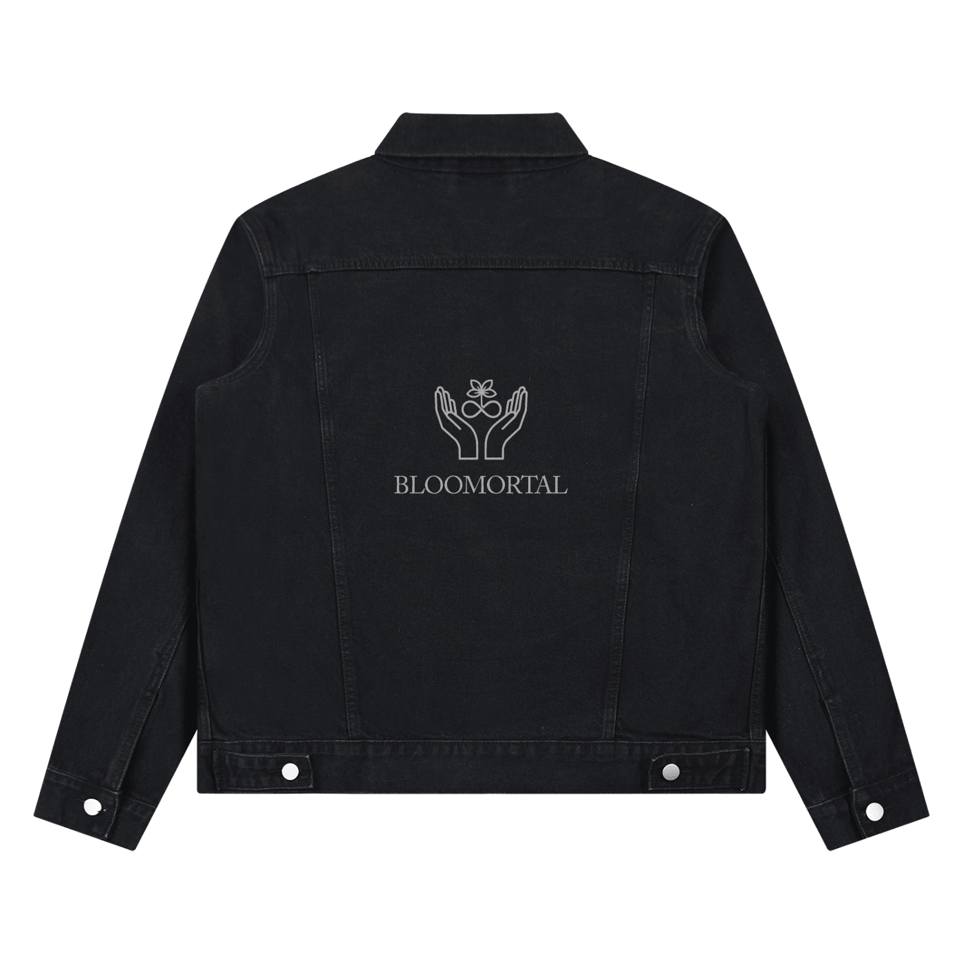Vintage Wash Denim Jacket - BLOOMORTAL