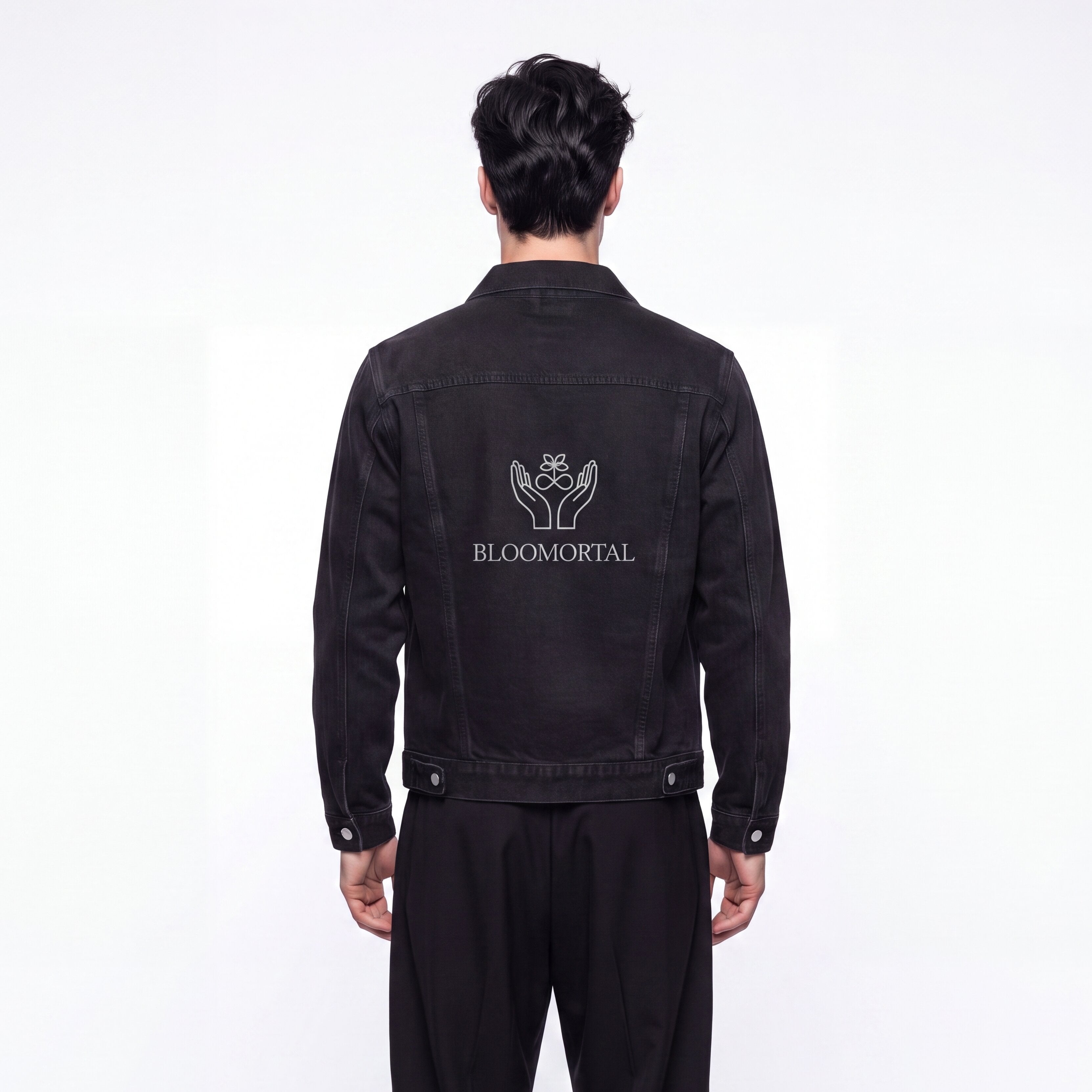 Vintage Wash Denim Jacket - BLOOMORTAL