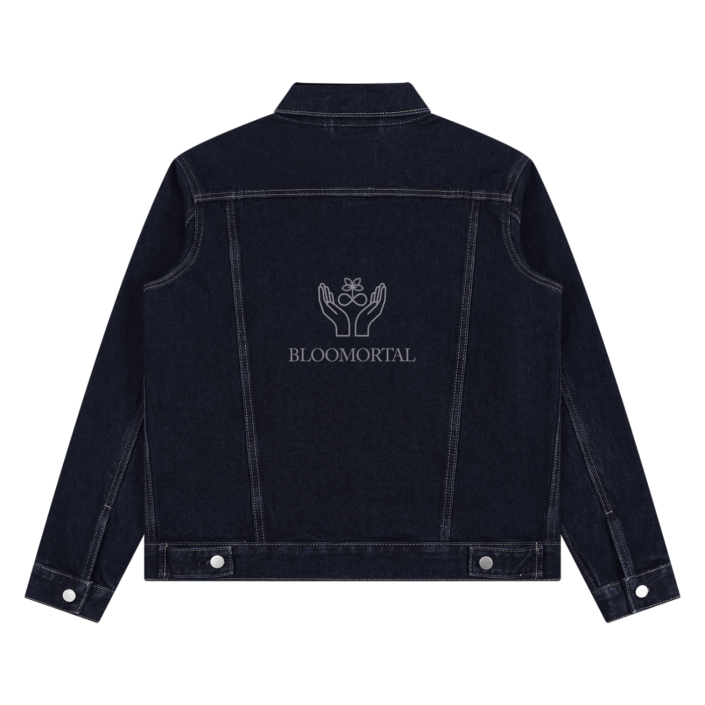 Vintage Wash Denim Jacket - BLOOMORTAL