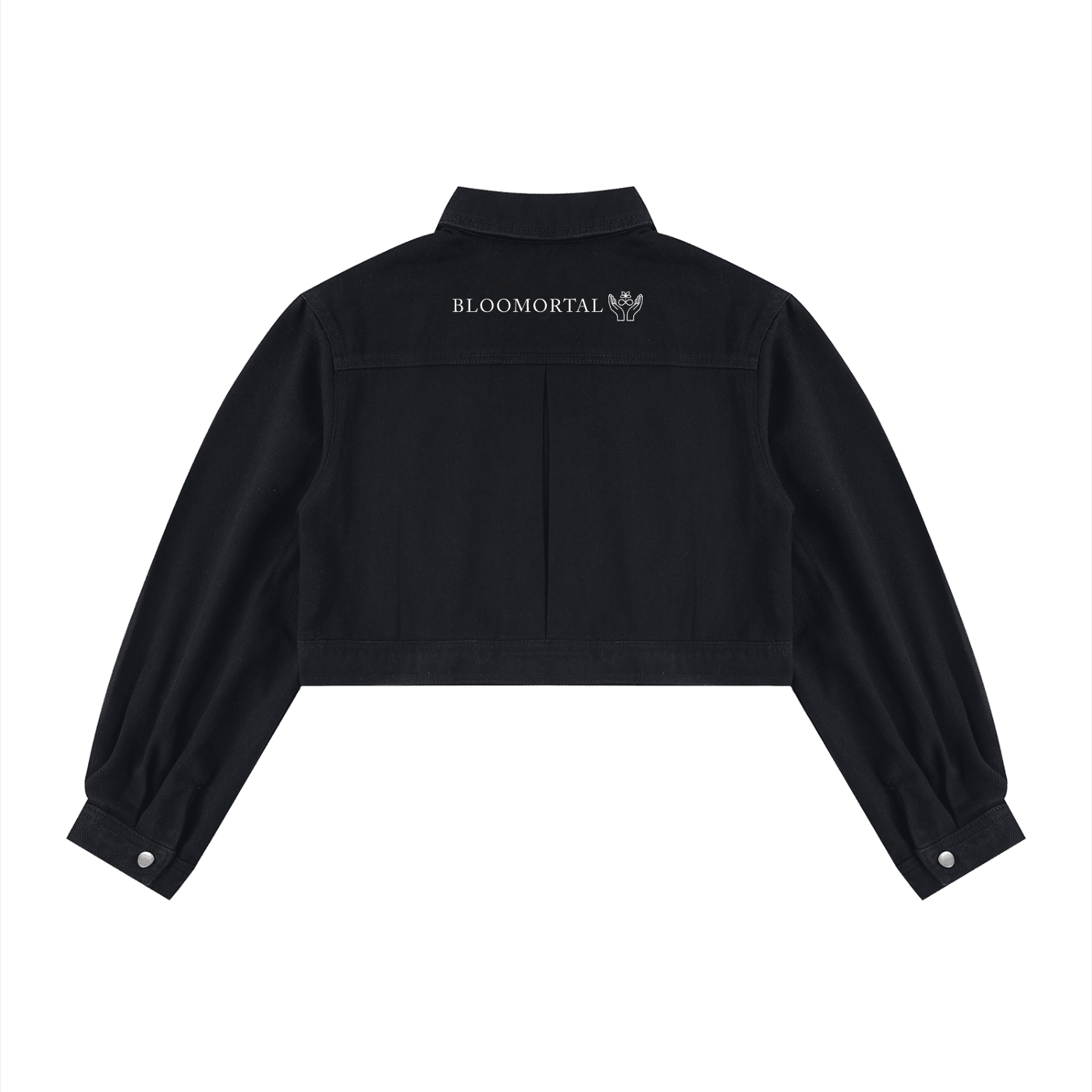 Women’s Crop Denim Jacket - BLOOMORTAL
