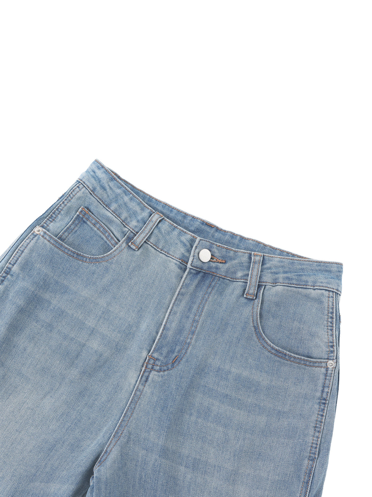 Women’s Vintage Wash High Rise Wide Leg Jeans - BLOOMORTAL