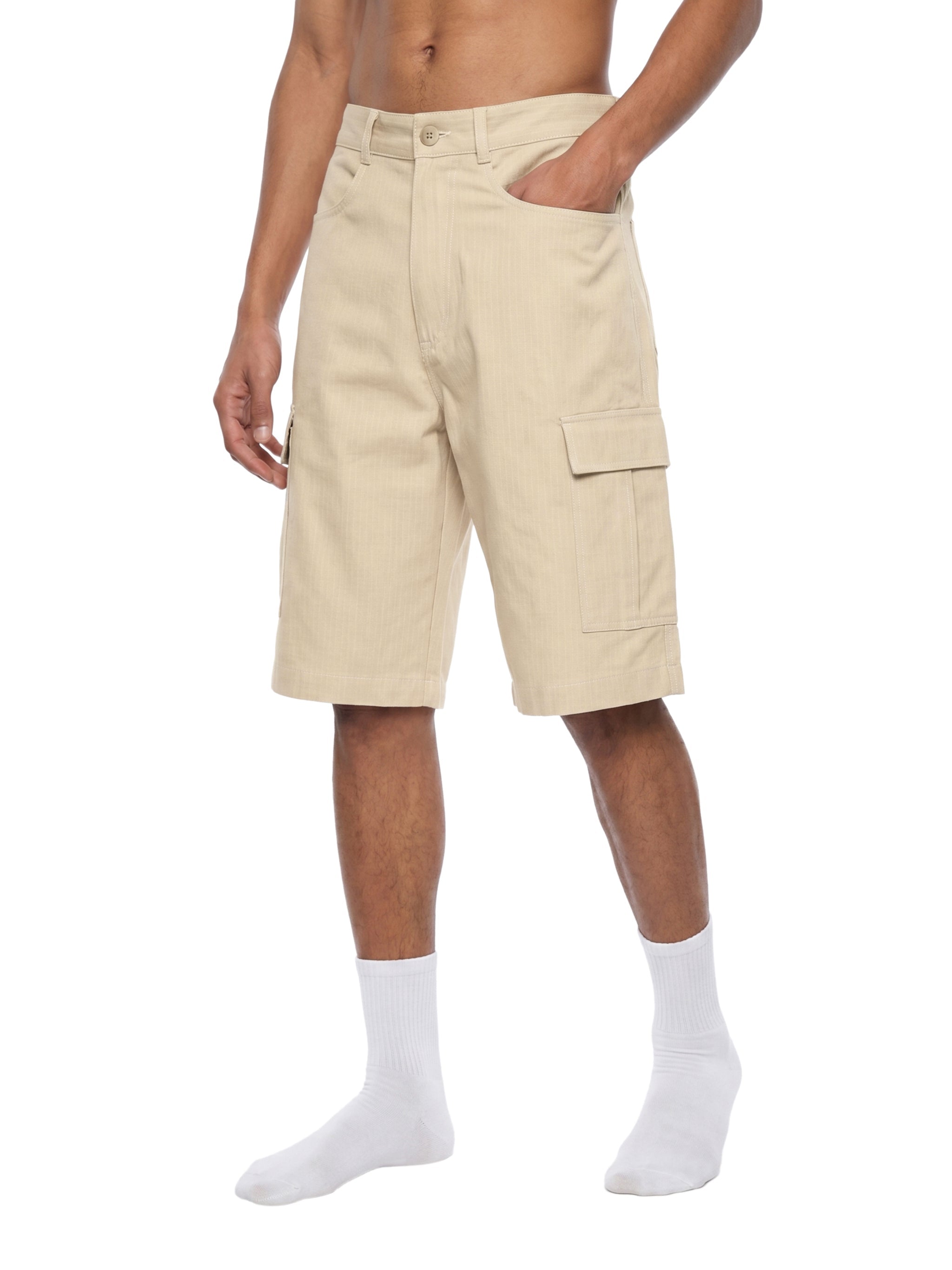 Woven Cargo Shorts - BLOOMORTAL