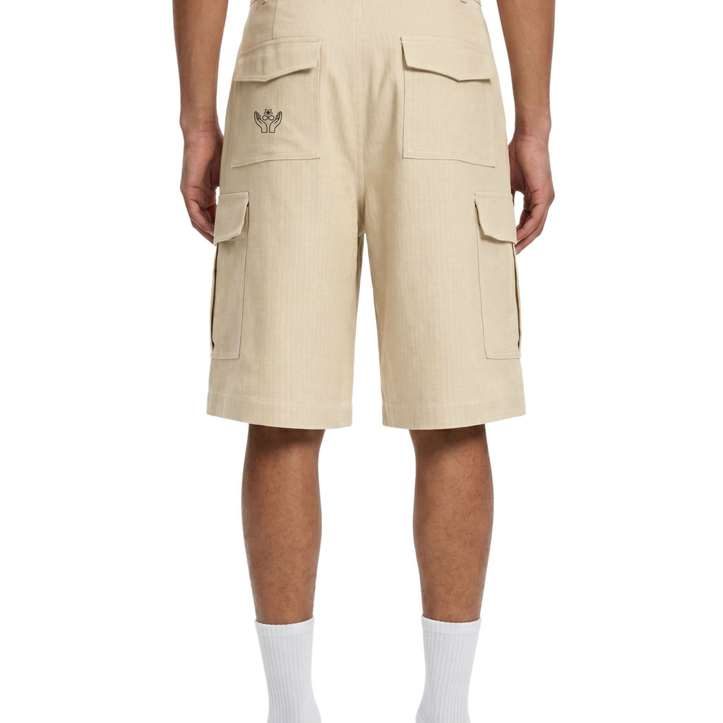 Woven Cargo Shorts - BLOOMORTAL