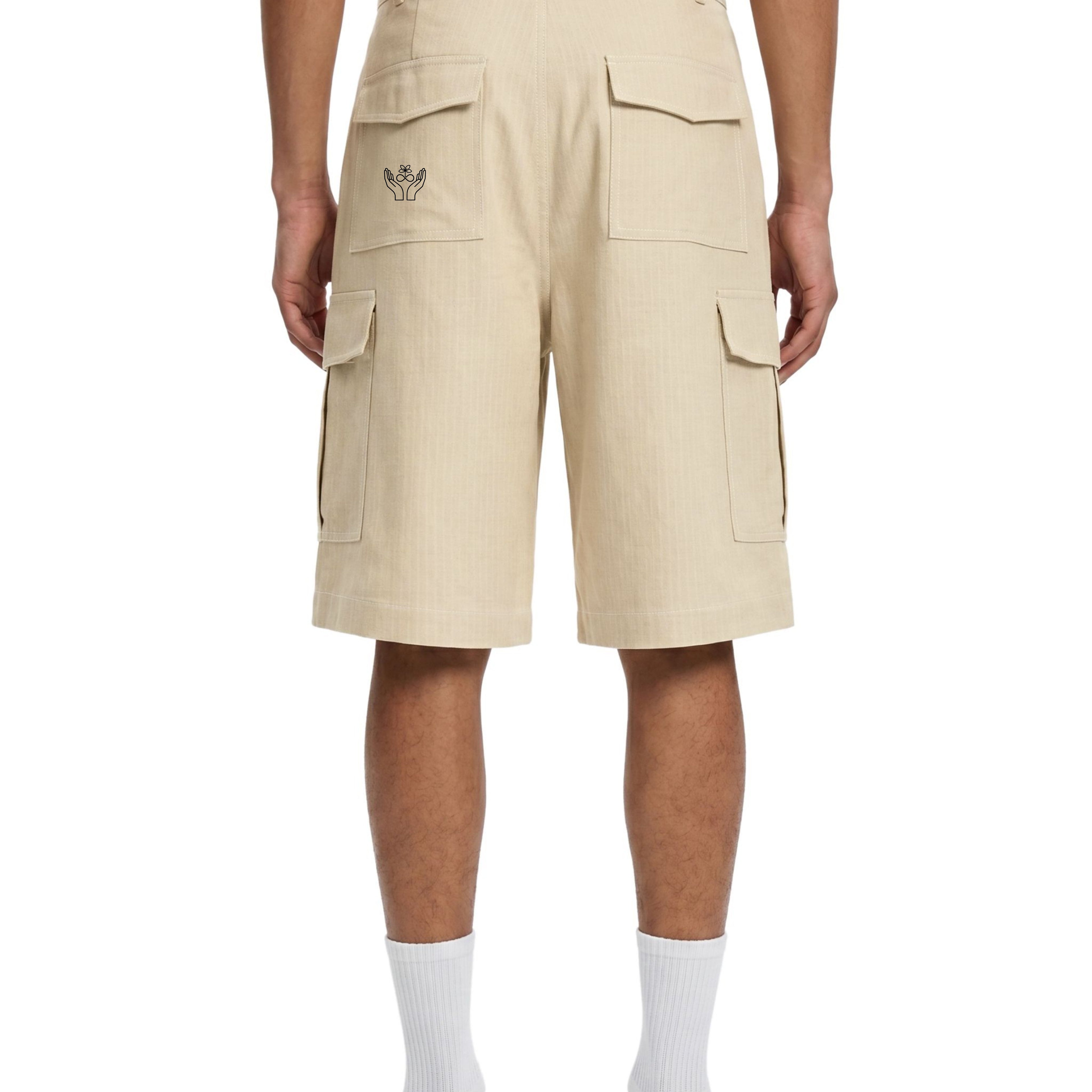 Woven Cargo Shorts - BLOOMORTAL
