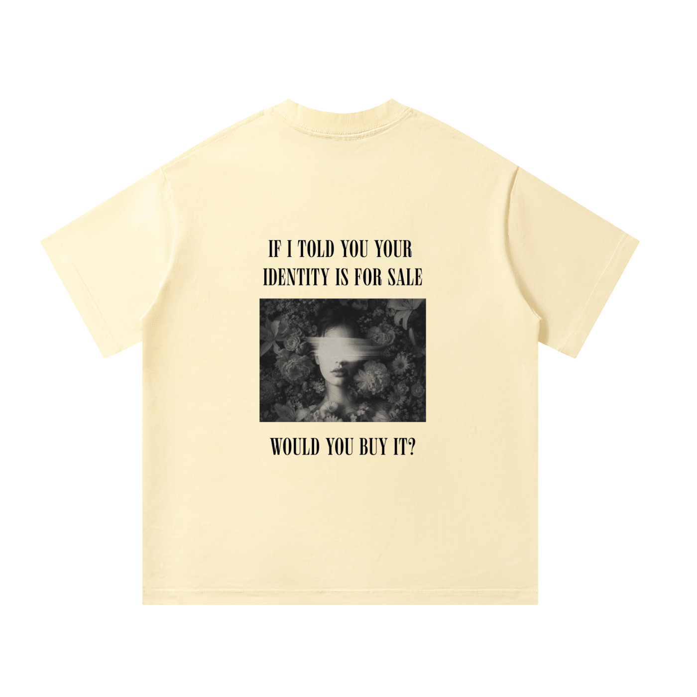 Your Identity Unisex Oversized T-Shirt - BLOOMORTAL