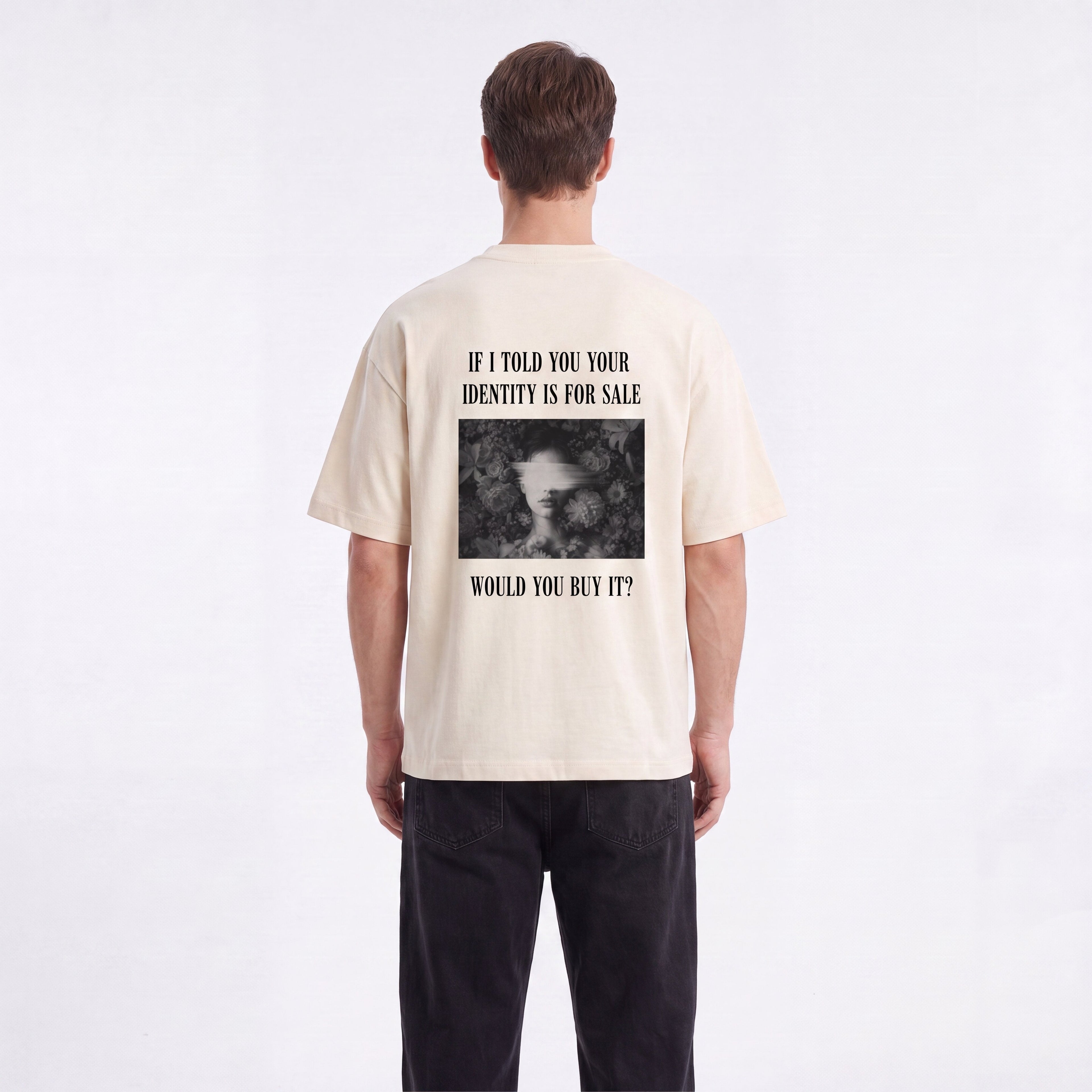 Your Identity Unisex Oversized T-Shirt - BLOOMORTAL