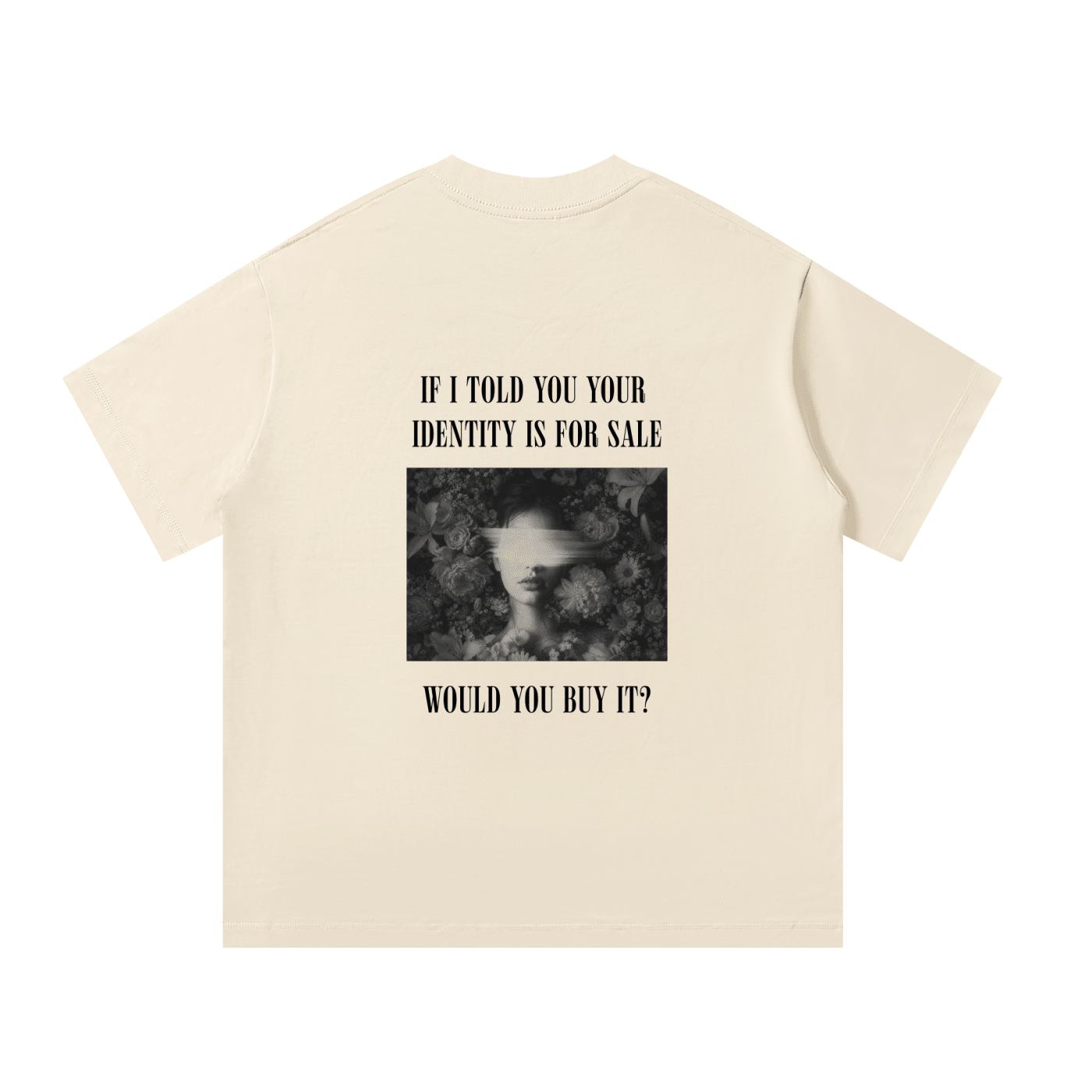 Your Identity Unisex Oversized T-Shirt - BLOOMORTAL