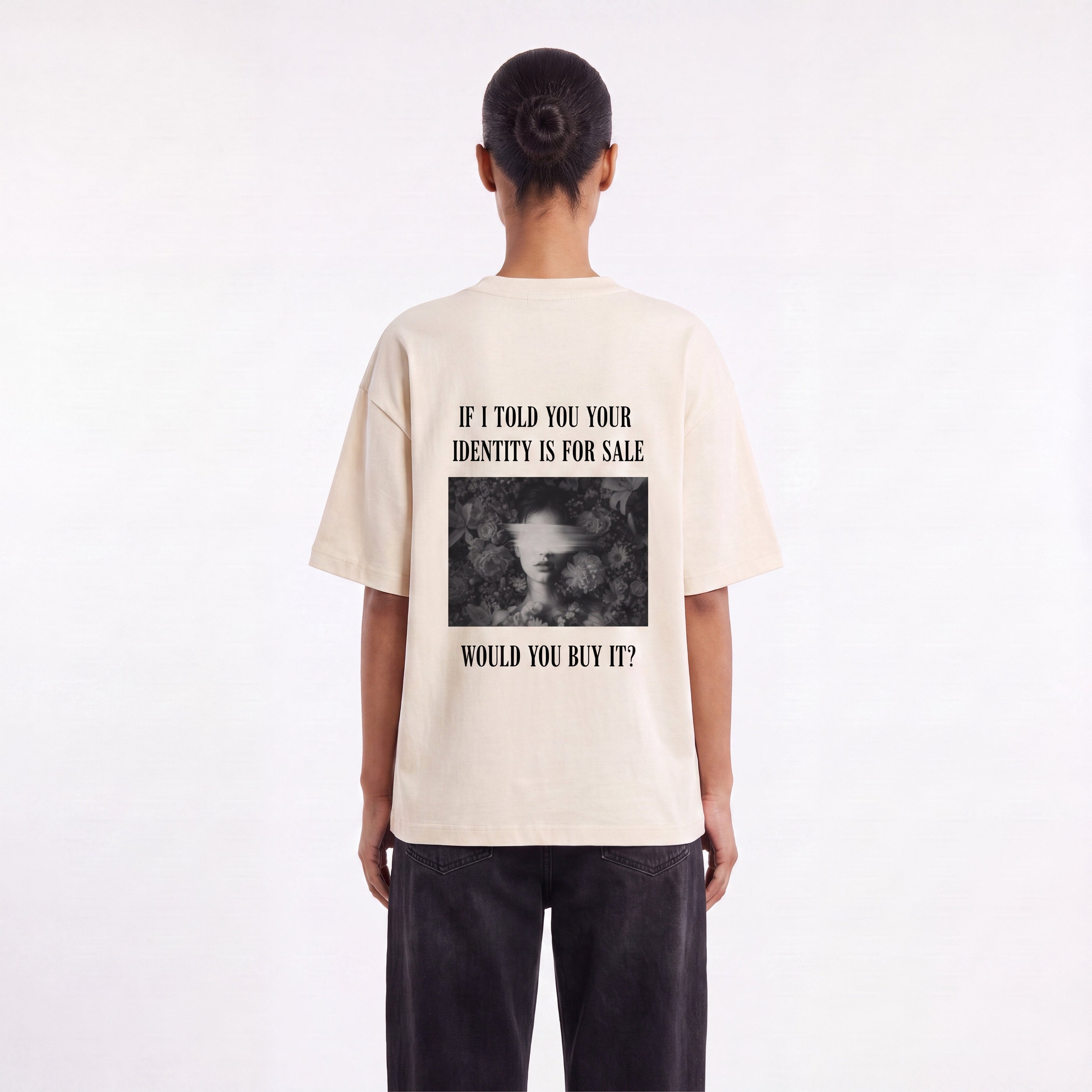Your Identity Unisex Oversized T-Shirt - BLOOMORTAL
